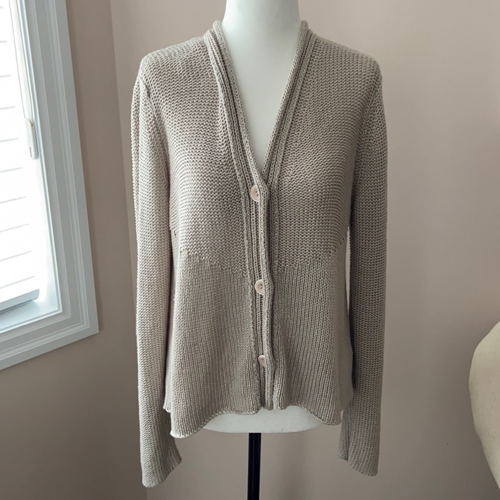 Riani I Two Toned Beige Cardigan